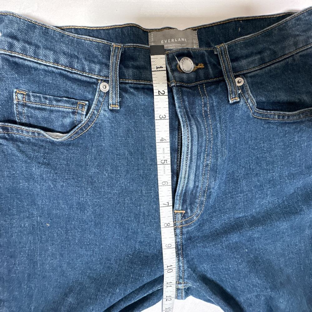 Everlane The Original Cheeky Jean Blue Cropped High Rise 26 - Picture 10 of 12